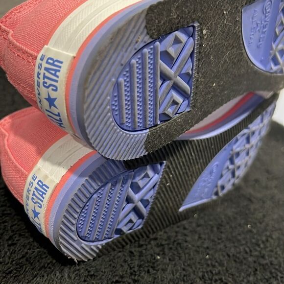 🔥🔥 CONVERSE All-Star EVA LIFT Low Sneakers Pink/Purple Women Sz 6.5 - PERFECT - Picture 11 of 13